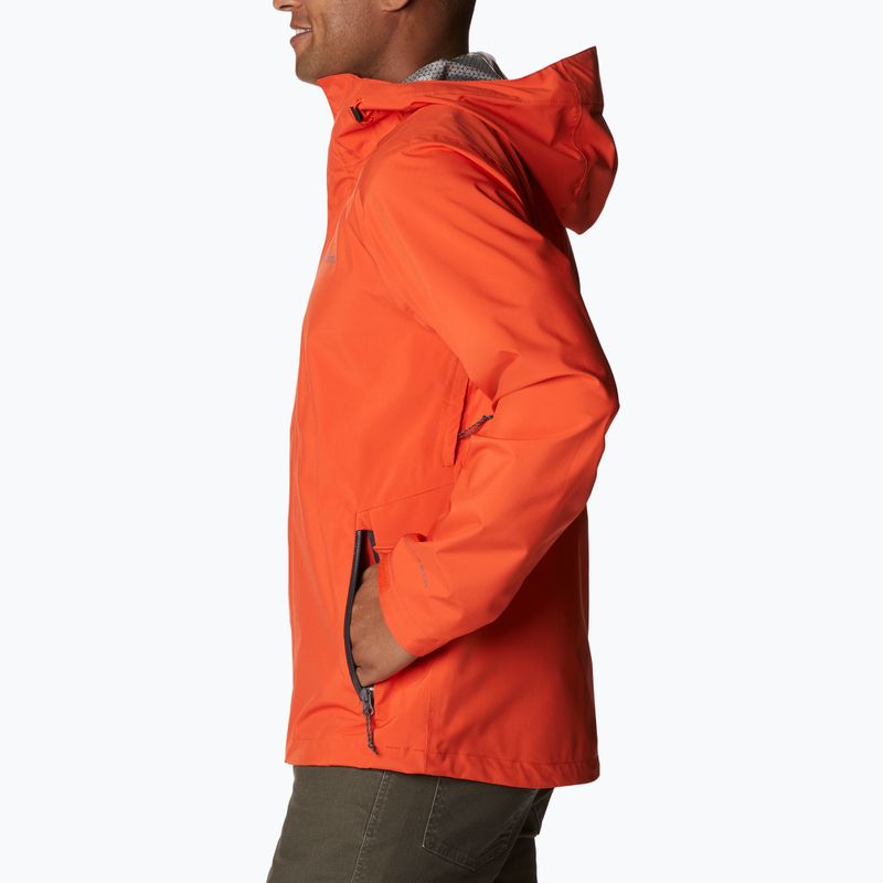 Columbia vyriška lietaus striukė Earth Explorer Shell 813 orange 1988612 7