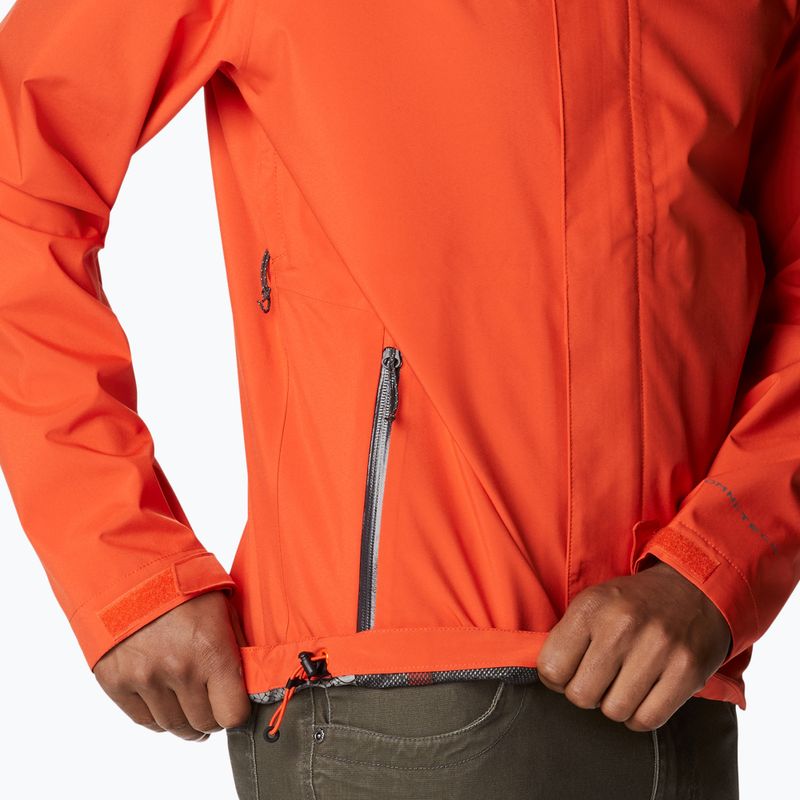 Columbia vyriška lietaus striukė Earth Explorer Shell 813 orange 1988612 14
