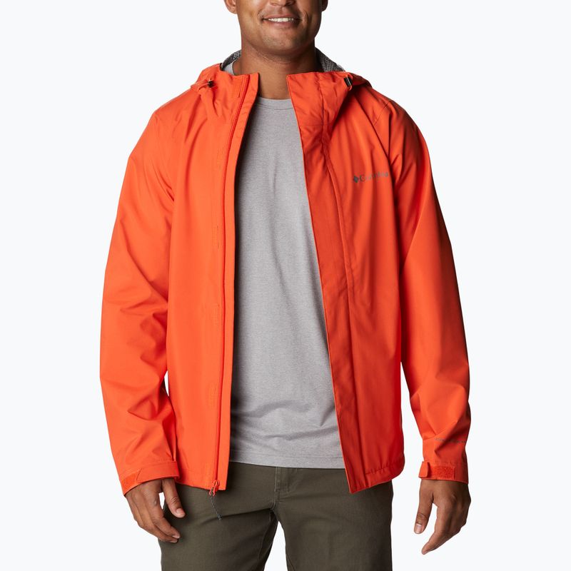 Columbia vyriška lietaus striukė Earth Explorer Shell 813 orange 1988612 6