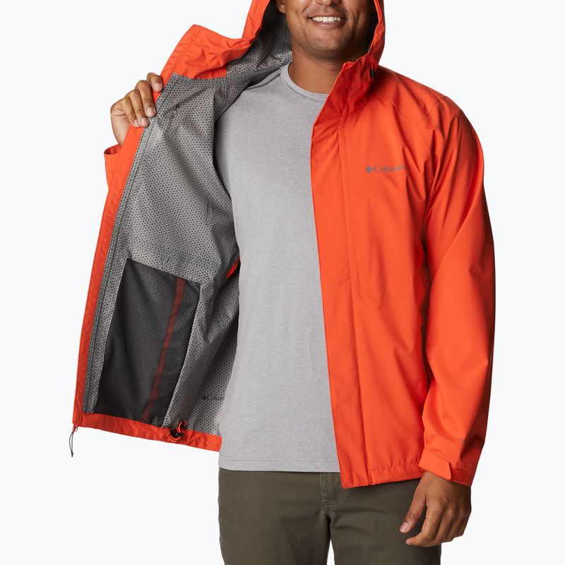 Columbia vyriška lietaus striukė Earth Explorer Shell 813 orange 1988612 9