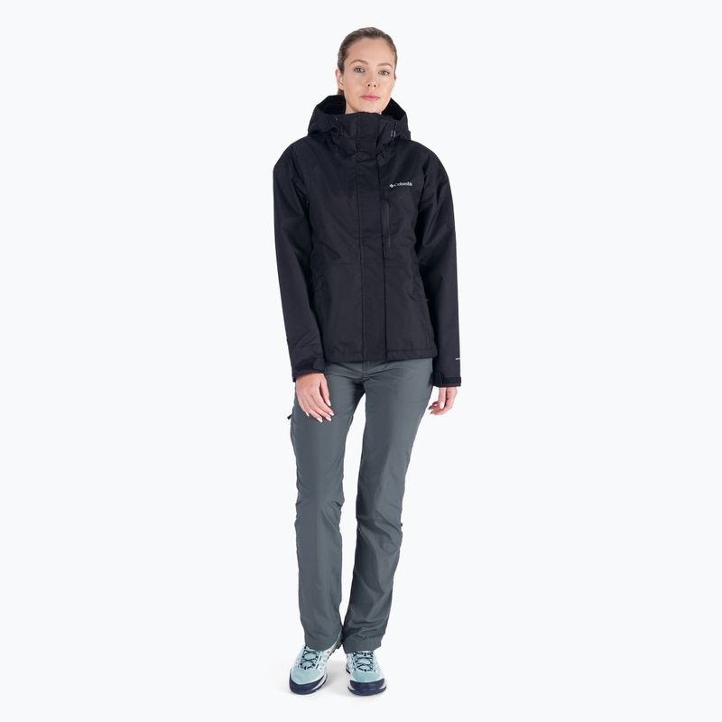 Columbia moteriška striukė nuo lietaus Hikebound black 1989253 2