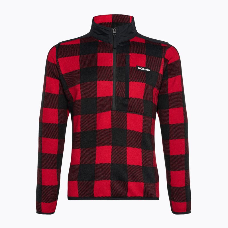 Vyriškas žygio džemperis Columbia Sweater Weather II Printed mountain red check print 5