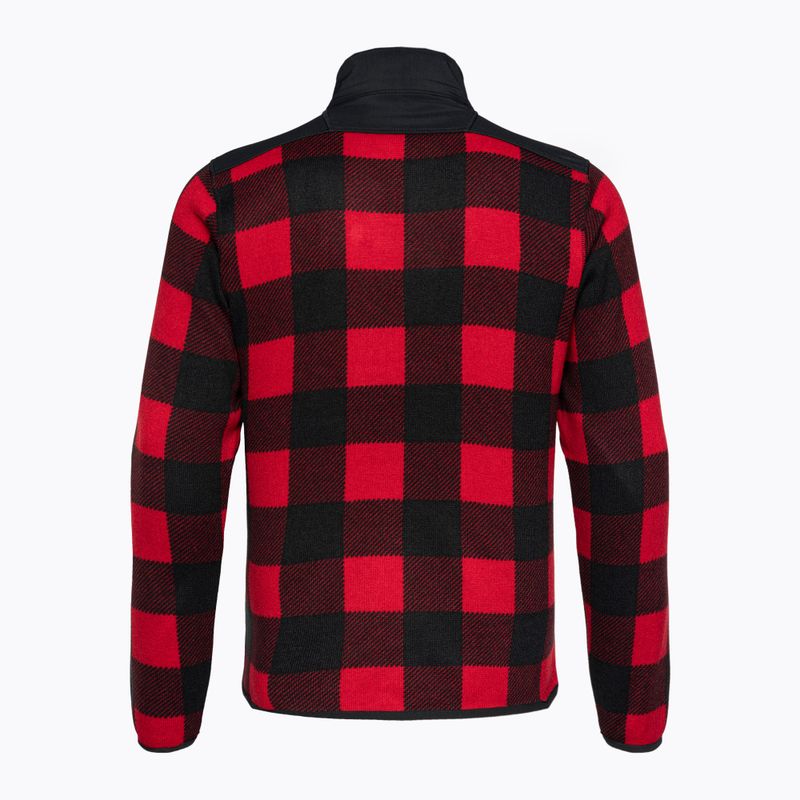 Vyriškas žygio džemperis Columbia Sweater Weather II Printed mountain red check print 6