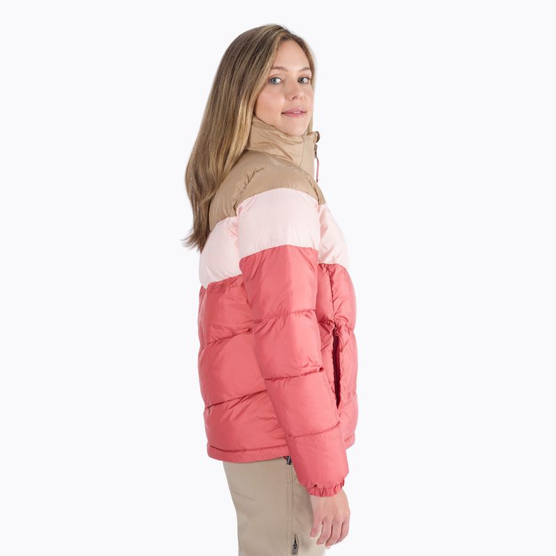 Columbia Puffect Color Blocked moteriška pūkinė striukė rožinė 1955101 2
