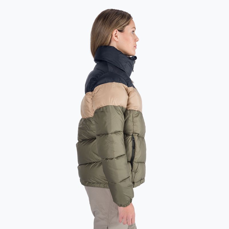 Columbia Puffect Color Blocked moteriška pūkinė striukė žalia 1955101 2