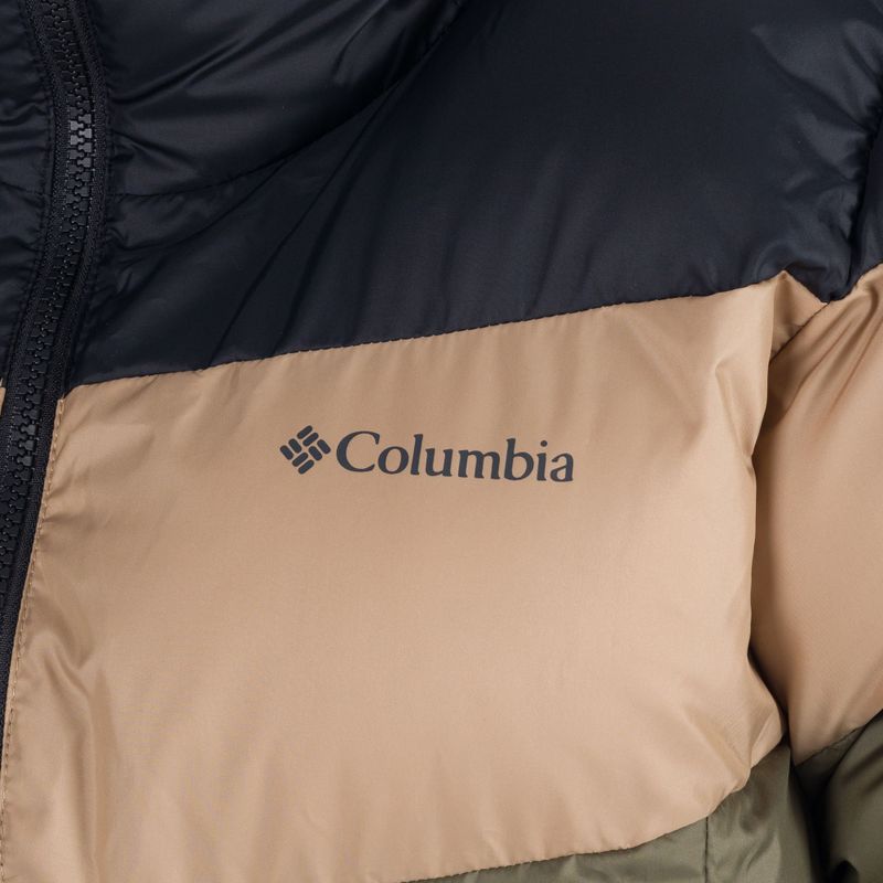 Columbia Puffect Color Blocked moteriška pūkinė striukė žalia 1955101 4