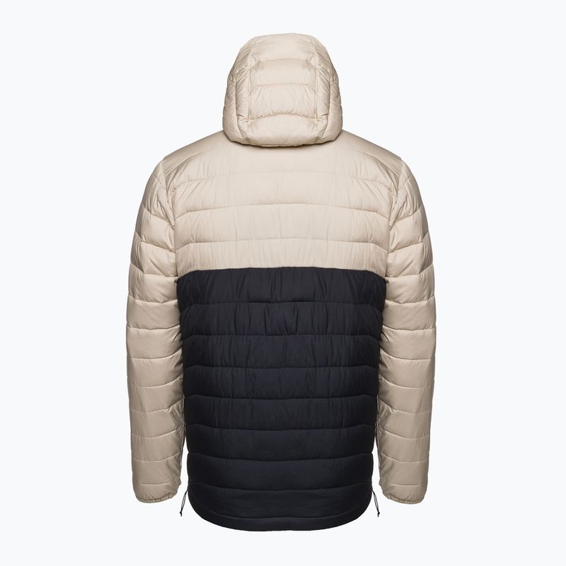 Columbia Powder Lite Anorak vyriška pūkinė striukė beige and black 1957391 2