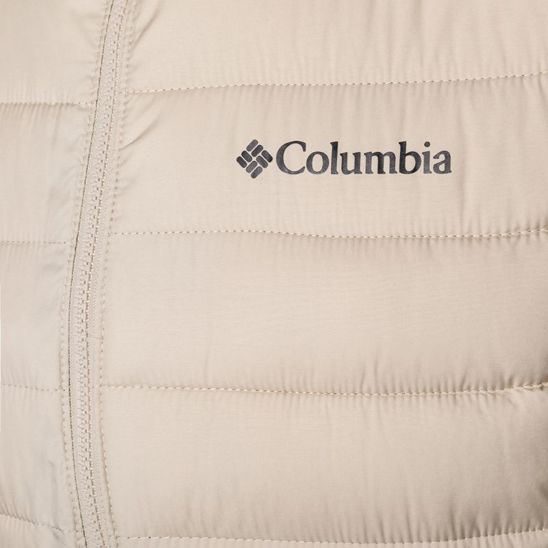 Columbia Powder Lite Anorak vyriška pūkinė striukė beige and black 1957391 3