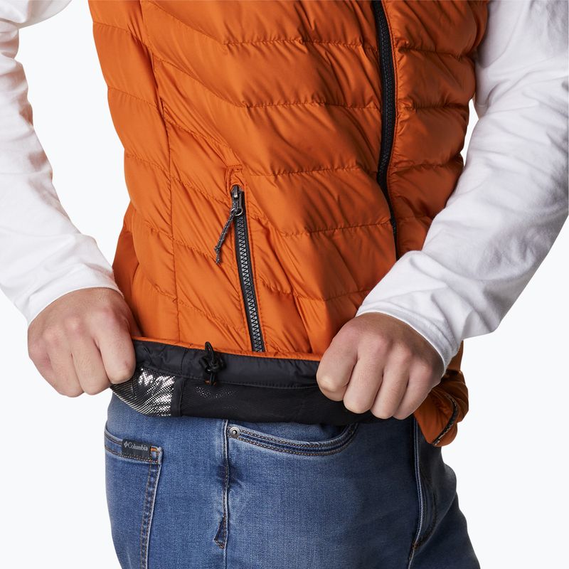 Columbia Powder Lite vyriški žygiai be rankovių rudos spalvos 1748031 6