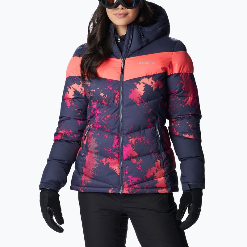 Columbia Abbott Peak Insulated moteriška slidinėjimo striukė tamsiai mėlyna 1909971