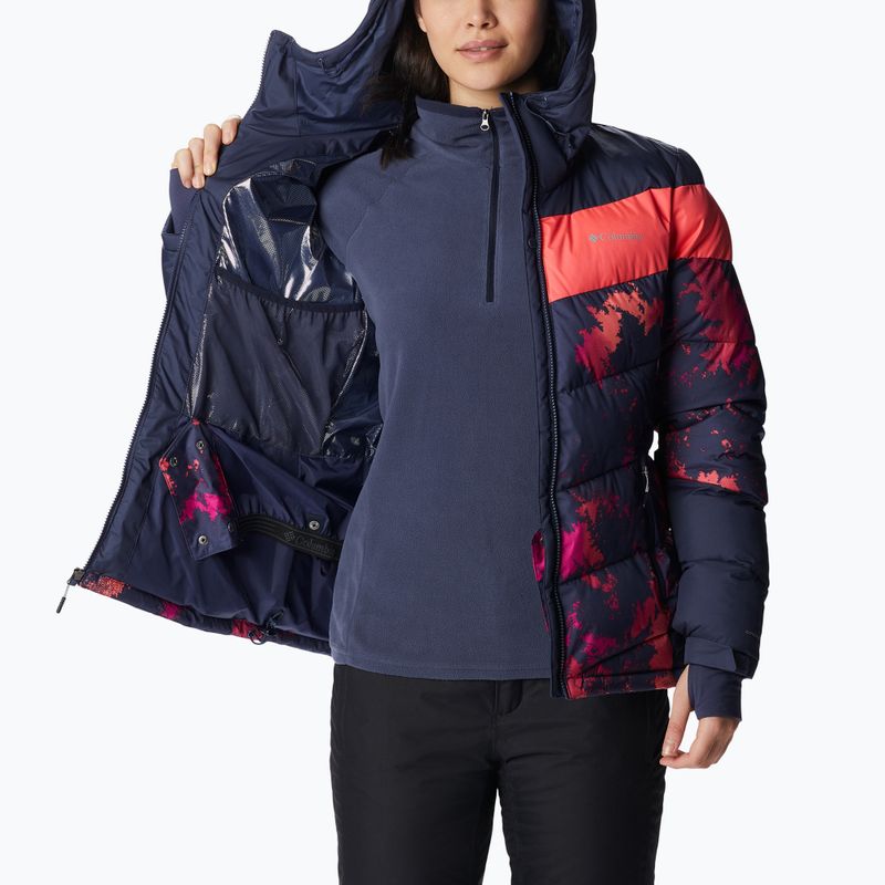 Columbia Abbott Peak Insulated moteriška slidinėjimo striukė tamsiai mėlyna 1909971 4