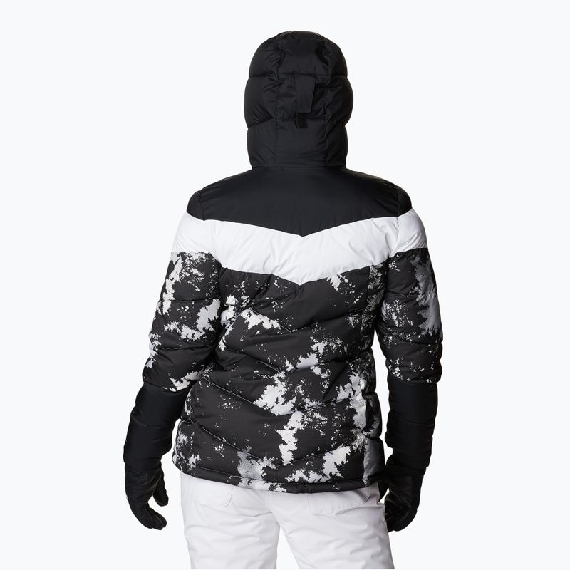 Columbia Abbott Peak Insulated moteriška slidinėjimo striukė juodai balta 1909971 3