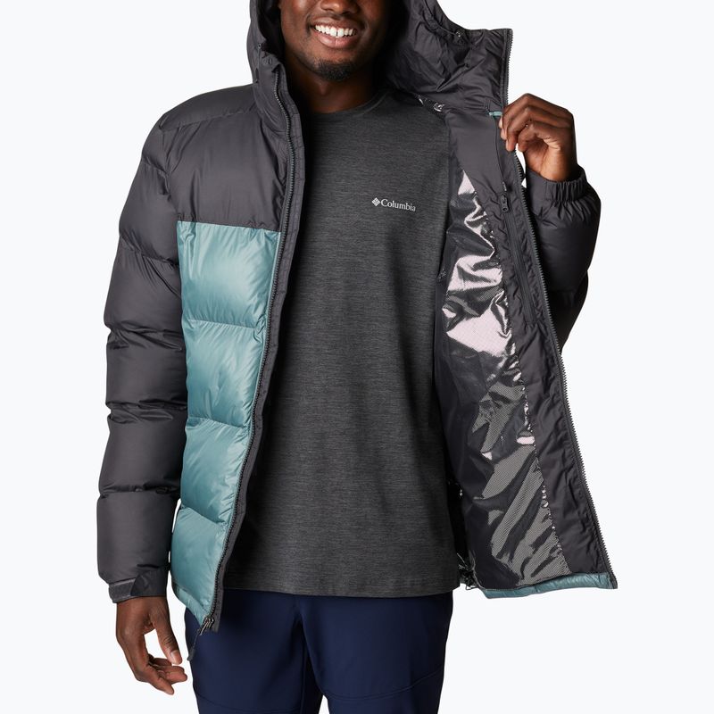 Columbia Pike Lake Hooded vyriška pūkinė striukė su gobtuvu black-grey 1738032 4