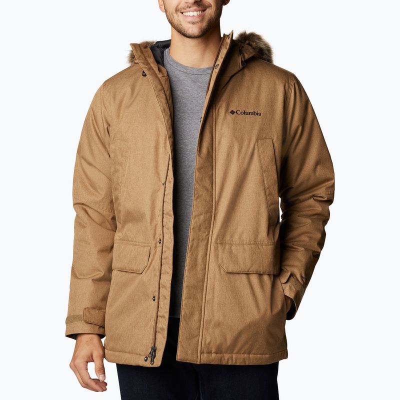Columbia Penns Creek II Parka brown vyriškos žieminės striukės 1864244