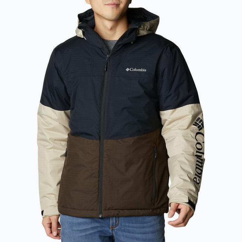 Columbia Point Park Insulated vyriška žieminė striukė rudos ir juodos spalvų 1956811