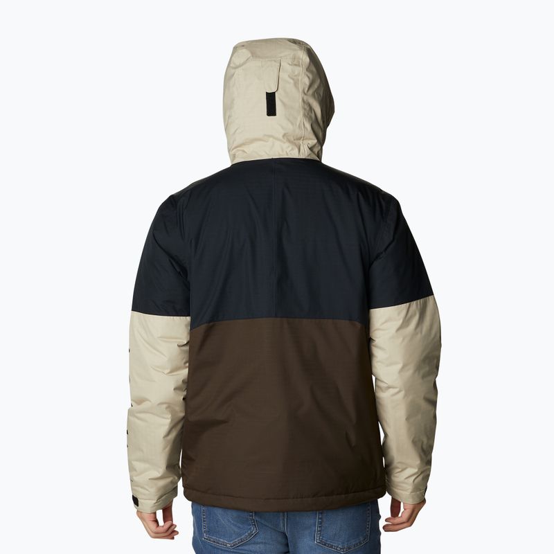 Columbia Point Park Insulated vyriška žieminė striukė rudos ir juodos spalvų 1956811 3