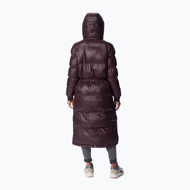 Columbia moteriška pūkinė striukė Pike Lake Long maroon 1976204 2