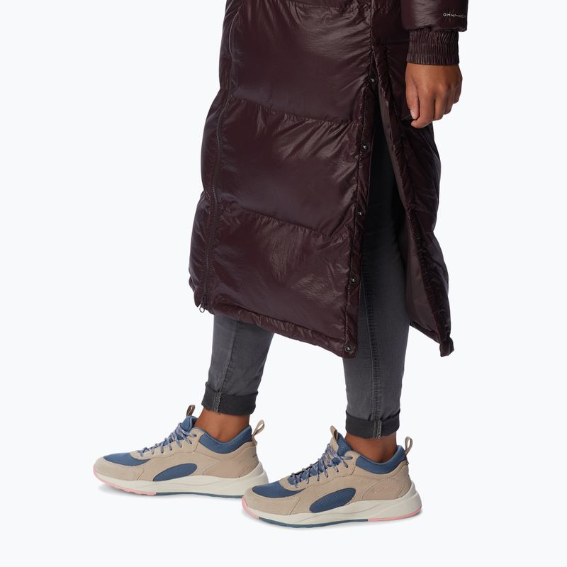 Columbia moteriška pūkinė striukė Pike Lake Long maroon 1976204 5