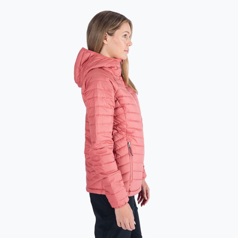 Columbia Powder Lite Hooded rožinė moteriška pūkinė striukė 1699071 2