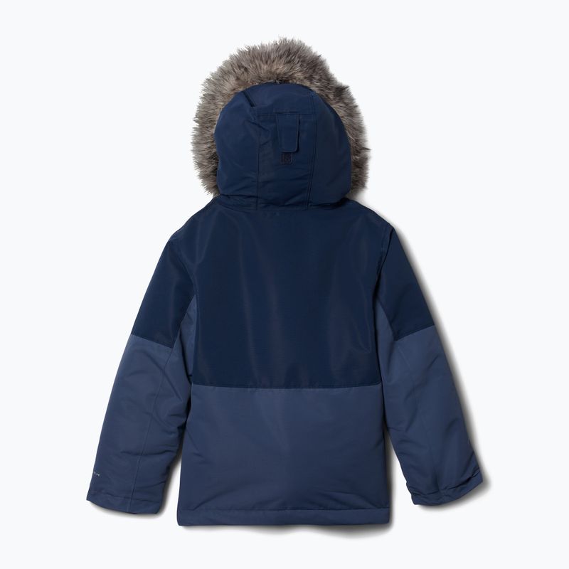 Columbia Nordic Strider vaikiška pūkinė striukė dark mountain/collegiate navy 2