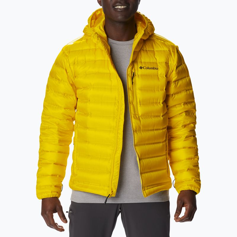 Vyriška striukė su gobtuvu Columbia Pebble Peak Down Hooded Jacket Yellow 2008315 3