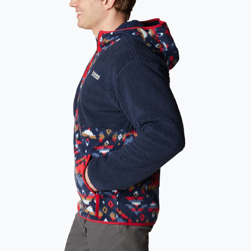Columbia vyriški marškinėliai Backbowl Sherpa Fleece tamsiai mėlyni 1952403 3