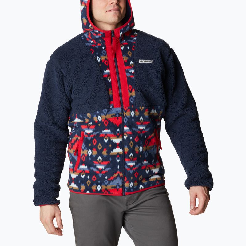 Columbia vyriški marškinėliai Backbowl Sherpa Fleece tamsiai mėlyni 1952403 4
