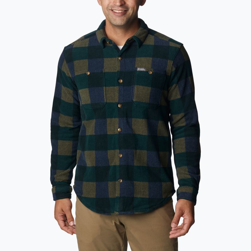 Columbia Flare Gun Fleece vyriški marškinėliai žalia/žalia 1866624