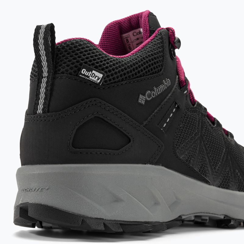 Moteriški trekingo batai Columbia Peakfreak II Mid Outdry black/ti grey steel 9