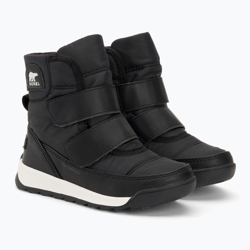 Paauglių sniego batai Sorel Whitney II Strap WP black/sea salt 4