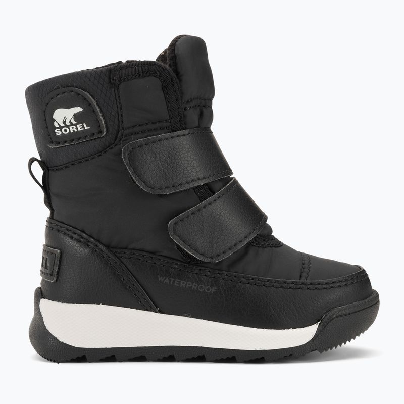 Vaikiški sniego batai Sorel Whitney II Strap WP black/sea salt 2