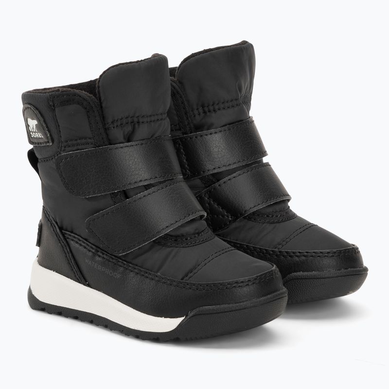 Vaikiški sniego batai Sorel Whitney II Strap WP black/sea salt 4
