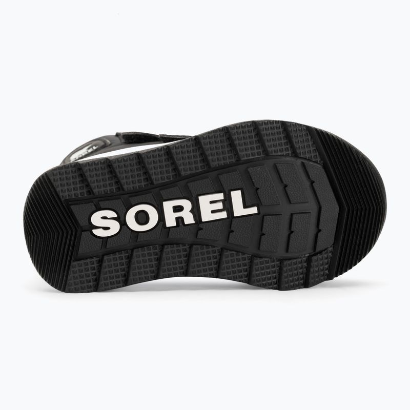 Vaikiški sniego batai Sorel Whitney II Strap WP black/sea salt 5