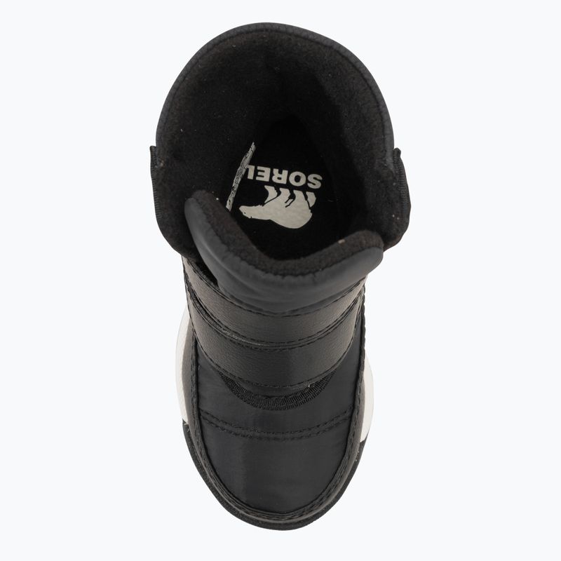 Vaikiški sniego batai Sorel Whitney II Strap WP black/sea salt 6
