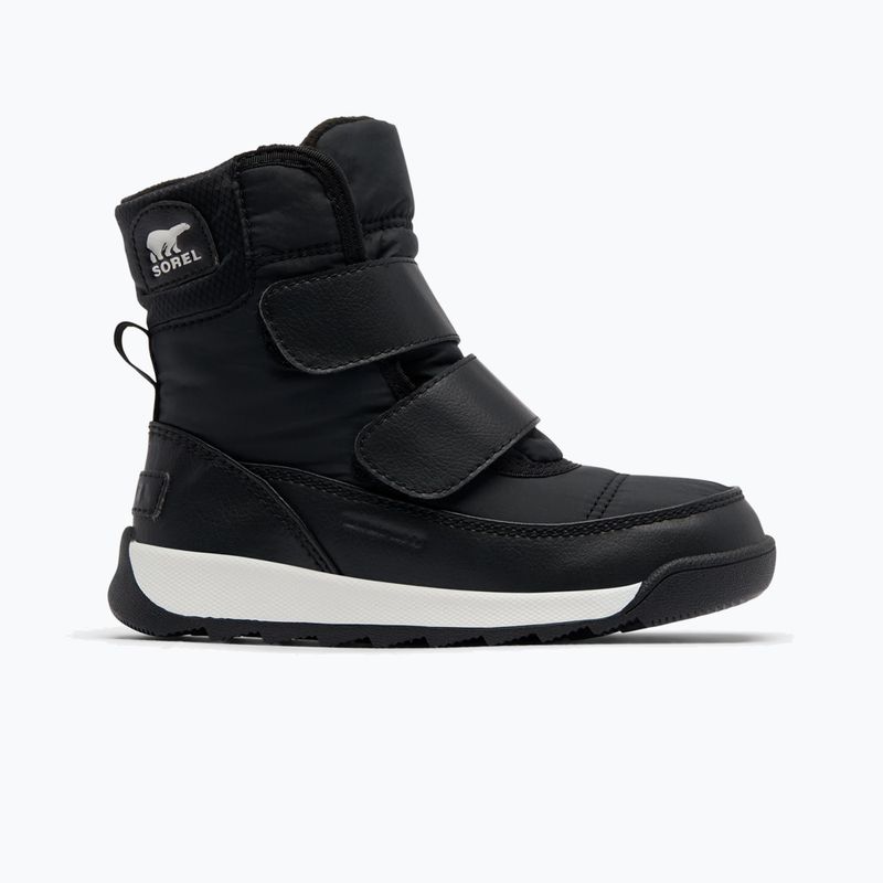 Vaikiški sniego batai Sorel Whitney II Strap WP black/sea salt 7