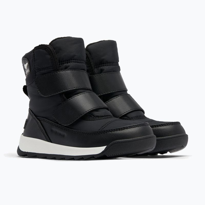 Vaikiški sniego batai Sorel Whitney II Strap WP black/sea salt 9