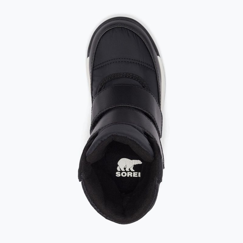 Vaikiški sniego batai Sorel Whitney II Strap WP black/sea salt 11