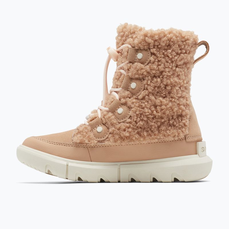 Paauglių sniego batai Sorel Sorel Explorer Cozy canoe/chalk 8