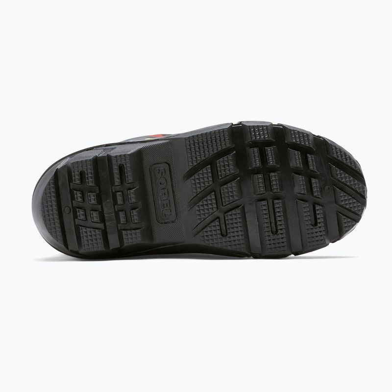 Sorel Flurry Print Boys juodi/juodi vaikiški sniego batai 5