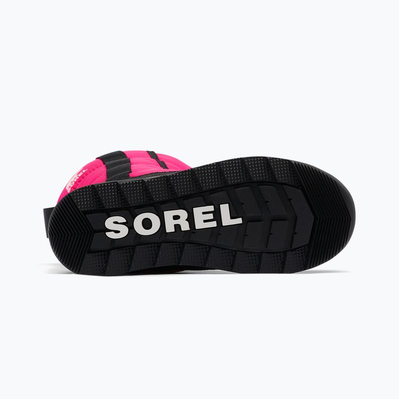 Paauglių sniego batai Sorel Outh Whitney II Puffy Mid cactus pink/black 12