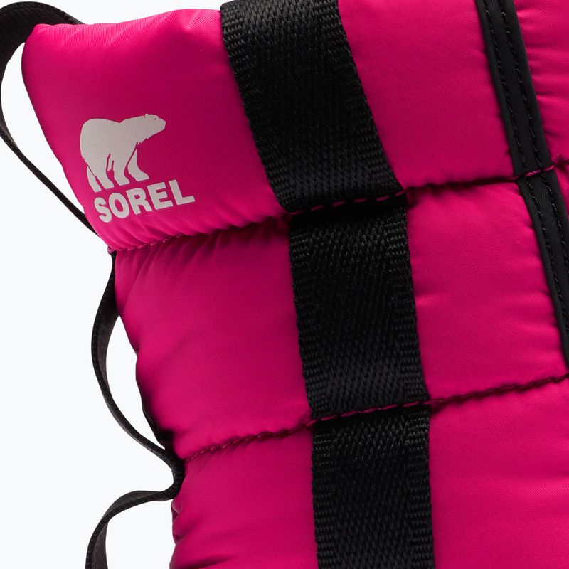 Paauglių sniego batai Sorel Outh Whitney II Puffy Mid cactus pink/black 13