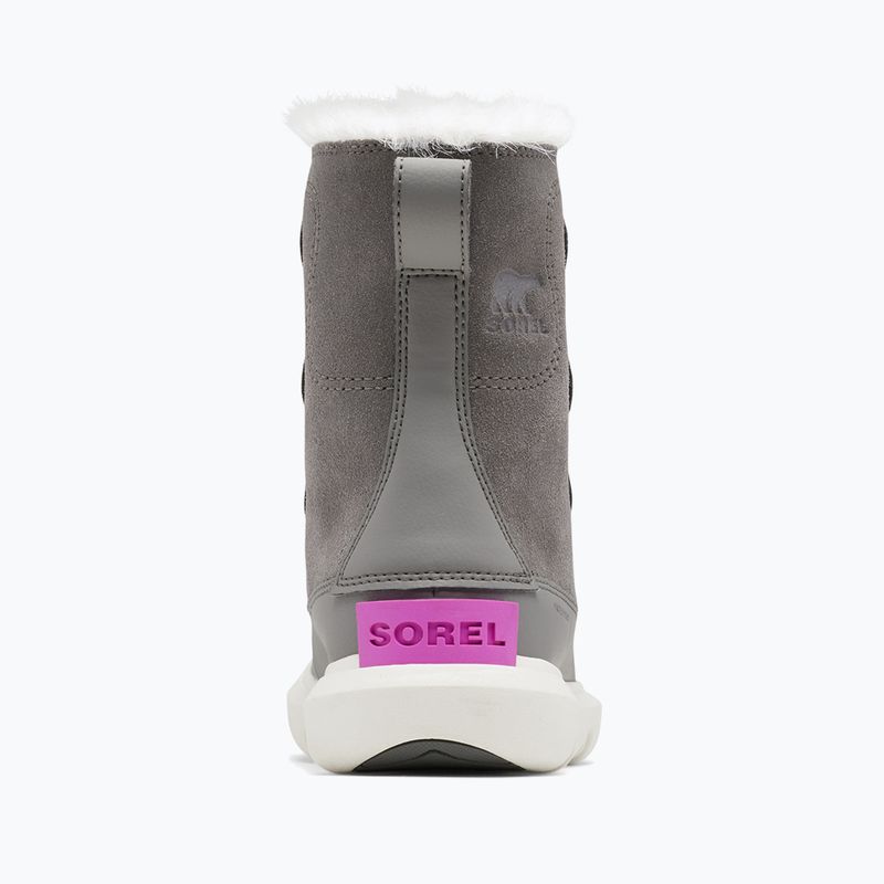 Paauglių sniego batai Sorel Sorel Explorer Lace quarry/bright lavender 10