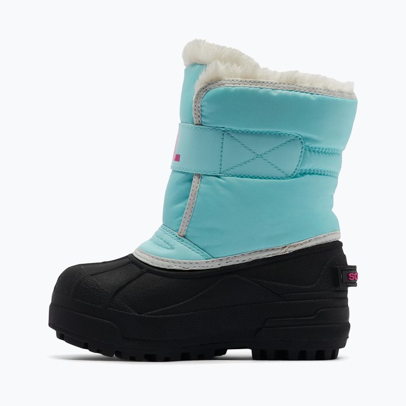 Paauglių sniego batai Sorel Snow Commander ocean surf/cactus pink 8