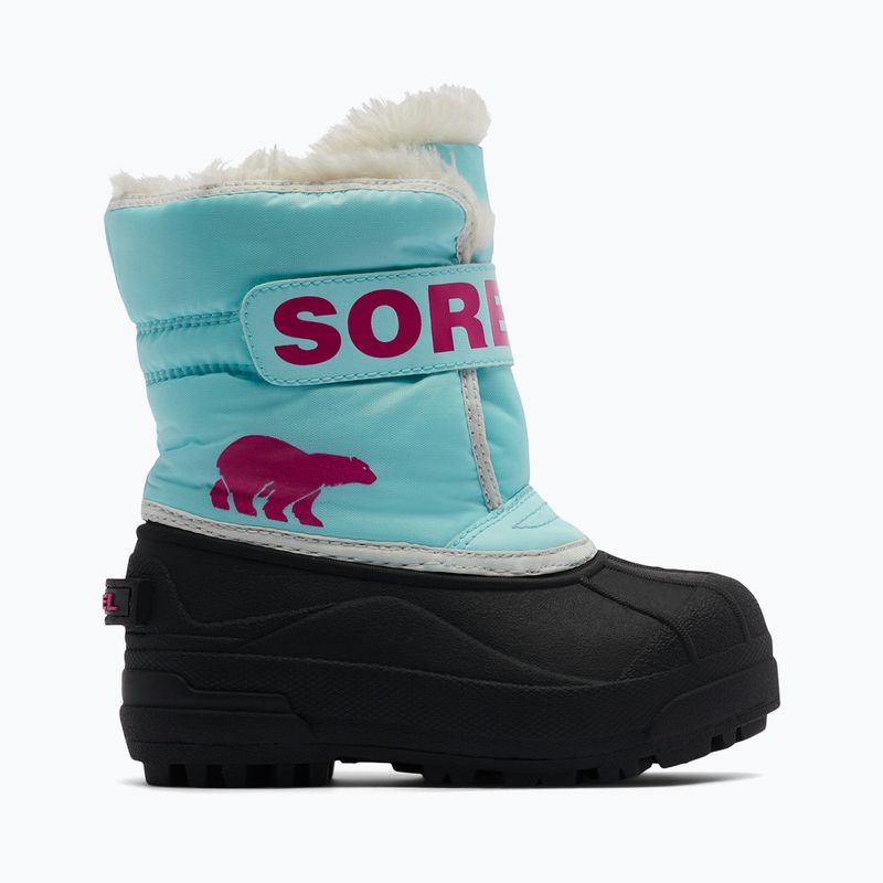 Vaikiški sniego batai Sorel Snow Commander ocean surf/cactus pink 8