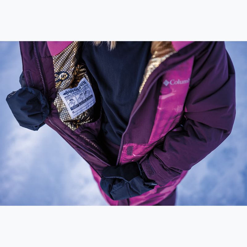 Vaikiški termoaktyvūs marškinėliai Columbia Midweight Crew 2 juodi 7
