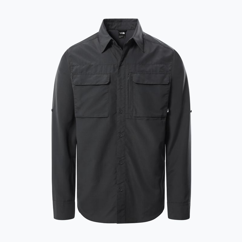 Vyriški turistiniai marškinėliai The North Face Sequoia LS grey NF0A4T180C51