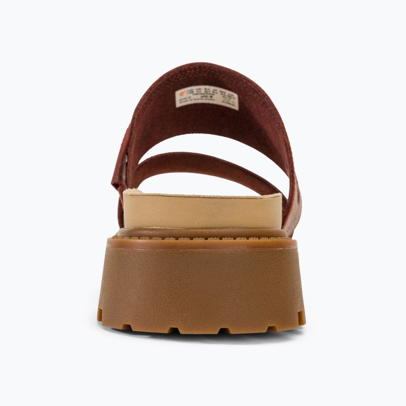 Moteriškos šlepetės Timberland Clairemont Way dark red full grain 6