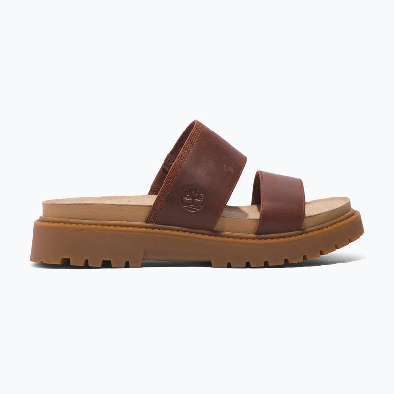 Moteriškos šlepetės Timberland Clairemont Way dark red full grain 9