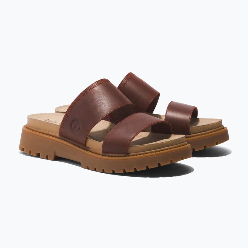 Moteriškos šlepetės Timberland Clairemont Way dark red full grain 11