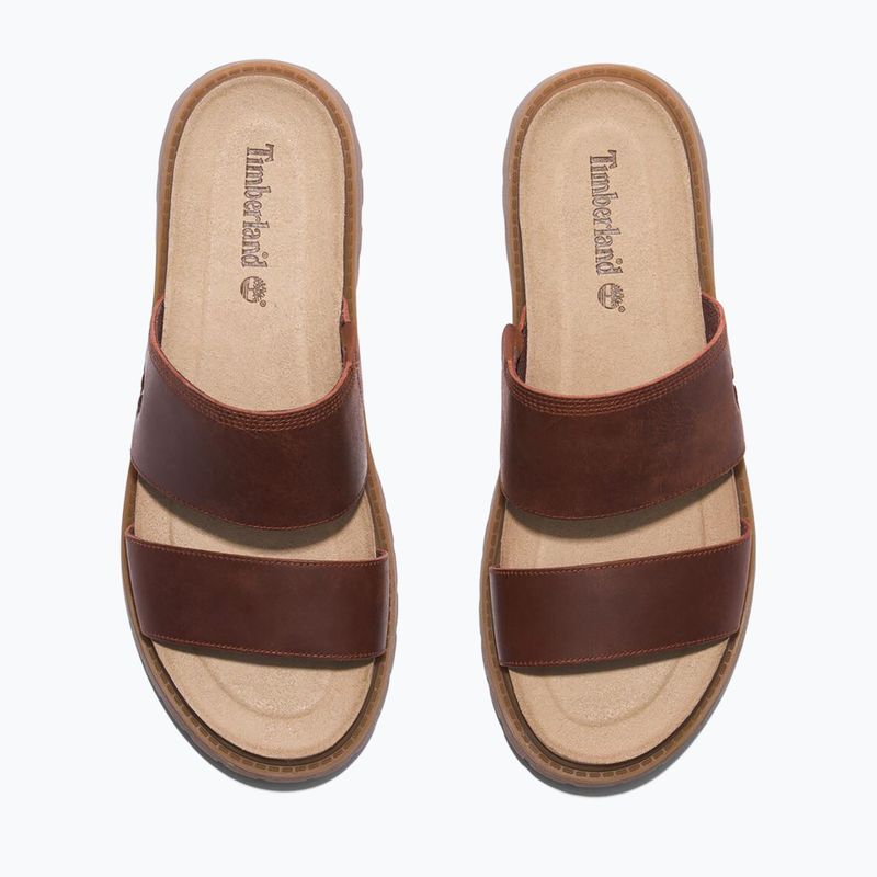 Moteriškos šlepetės Timberland Clairemont Way dark red full grain 12